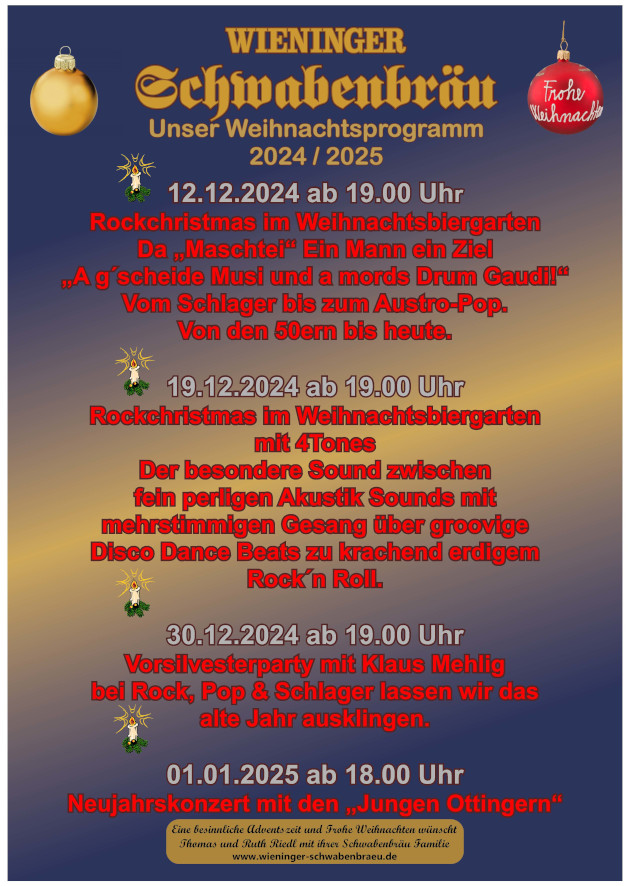 Weihnachtsbiergarten